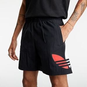 ADIDAS ORIGINALS ADICOLOR TRICOL Sz 2XL SWIM SHORTS GN3568 ELASTIC WALK RETRO